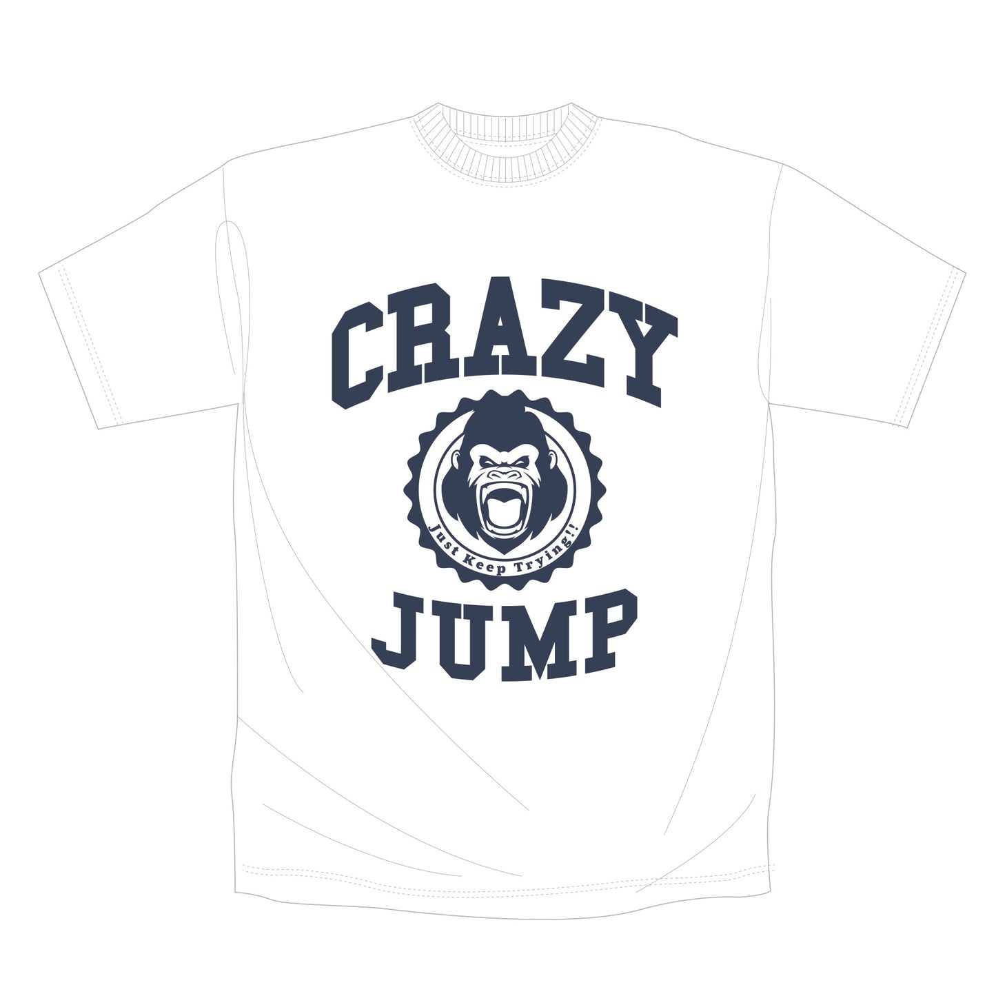 CRAZY JUMP ロゴTシャツ