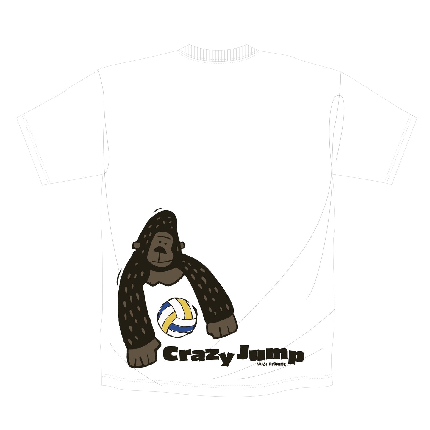 CRAZY JUMP ゆるゴリTシャツ