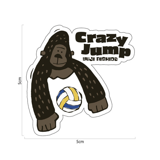 CRAZY JUMP ゆるゴリステッカー